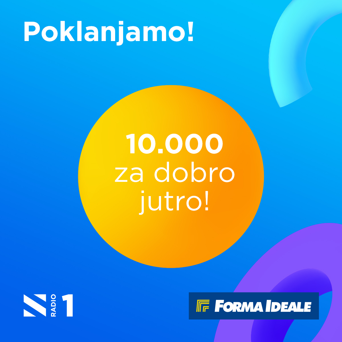 Poklanjamo 10.000 za dobro jutro!