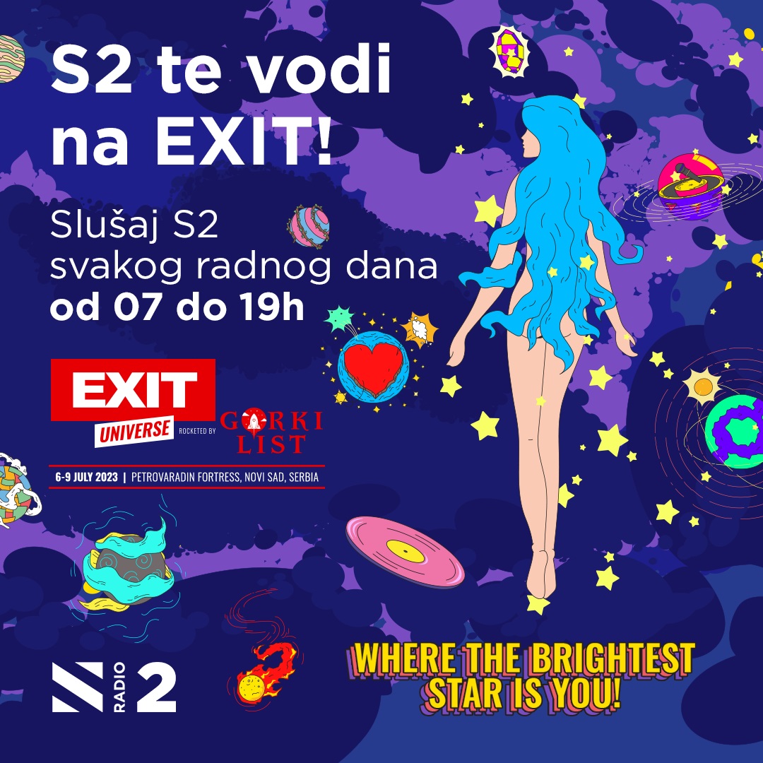 Radio S2 te vodi na EXIT!