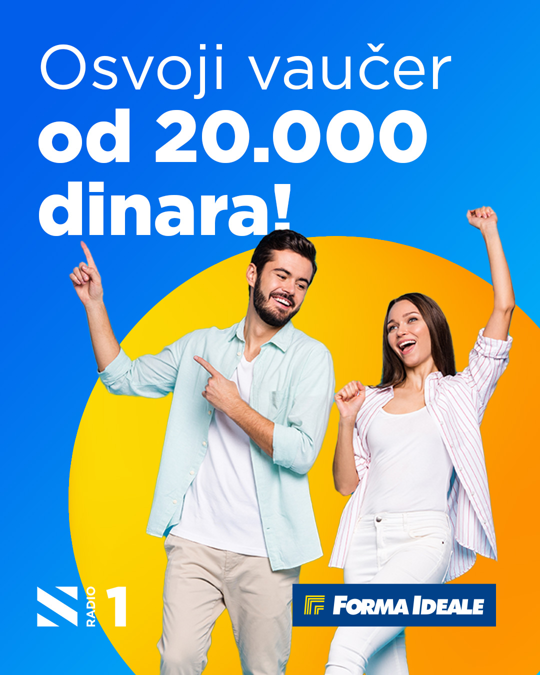 Osvoji vaučer od 20.000 dinara za kupovinu u Formi Ideale!