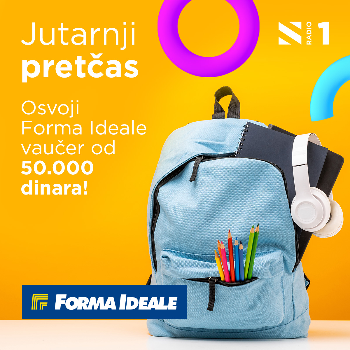 Poklanjamo vaučer od 50.000 dinara za kupovinu u Forma Ideale!