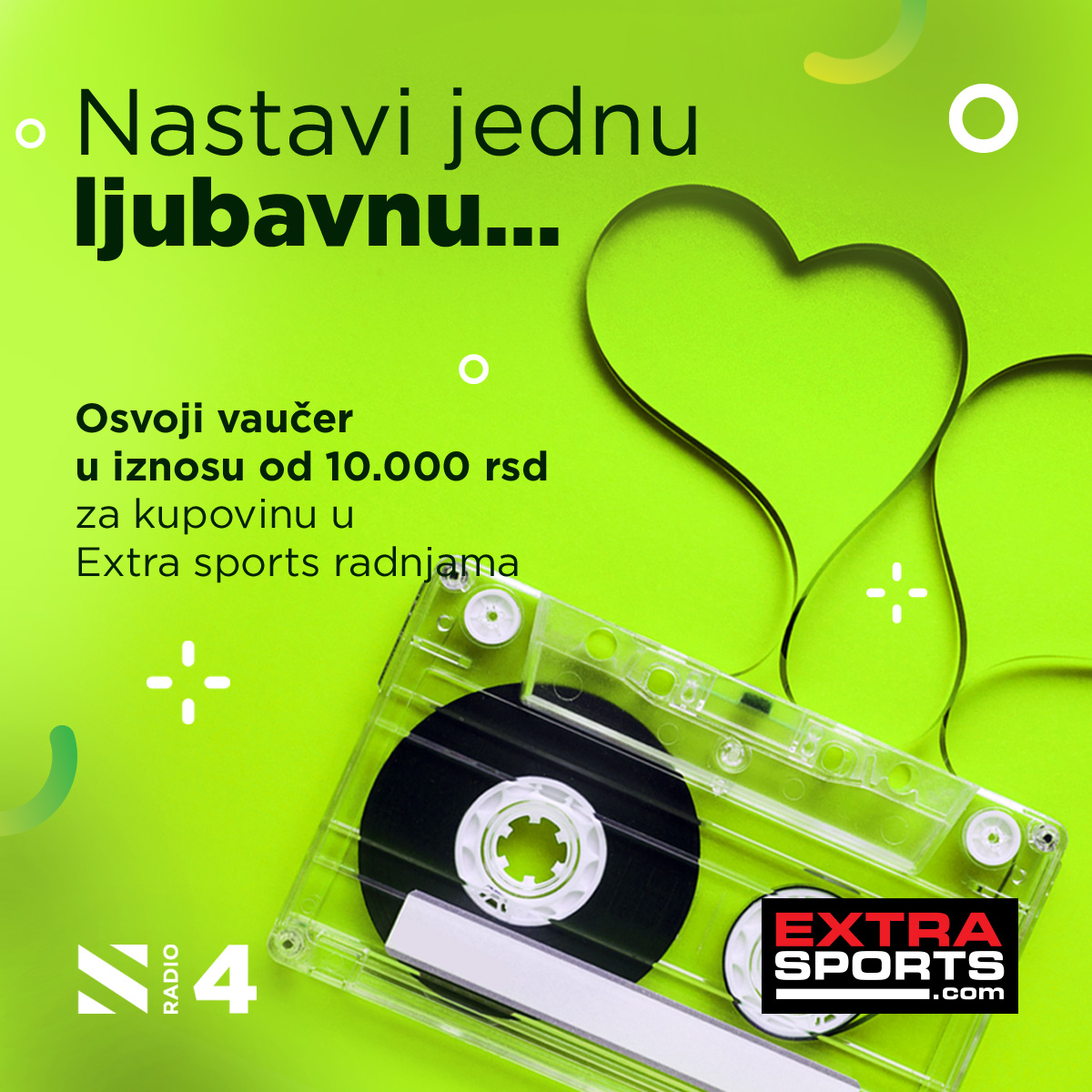 Osvoji vaučer od 10.000 dinara za kupovinu u Extra Sports radnjama!