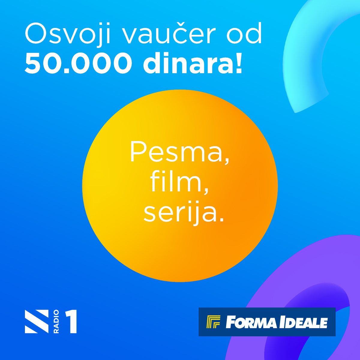 Poklanjamo vaučer od 50.000 dinara za kupovinu u Forma Ideale!