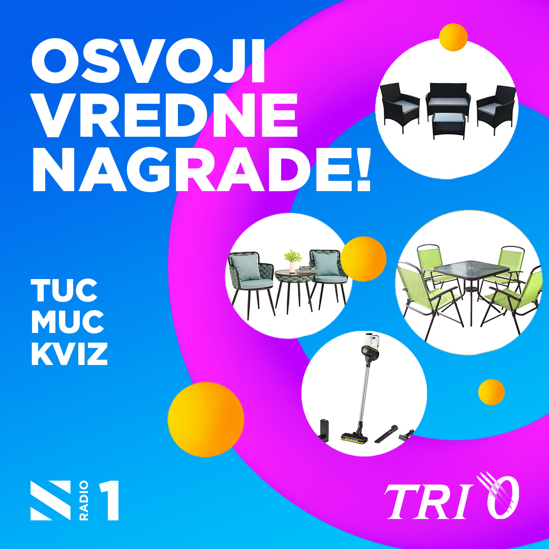 Igraj Tuc Muc kviz i osvoji set za terasu ili baštu!