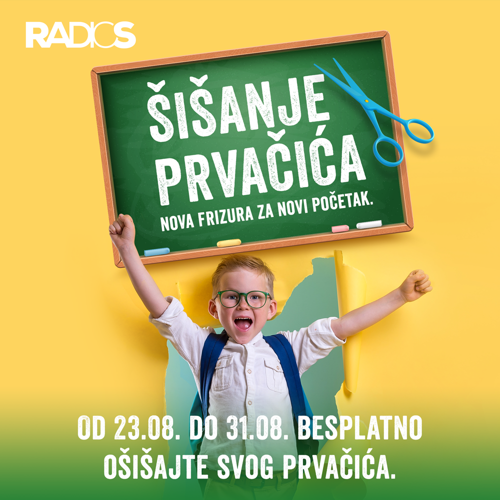 Besplatno šišanje prvačića