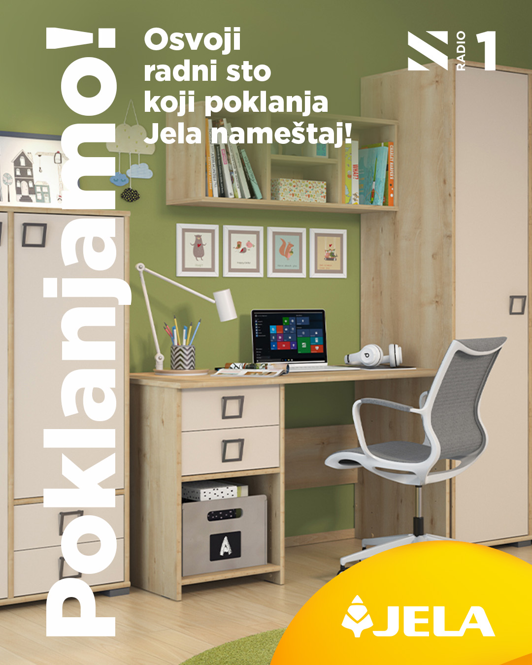 Poklanjamo 4 radna stola za školarce!