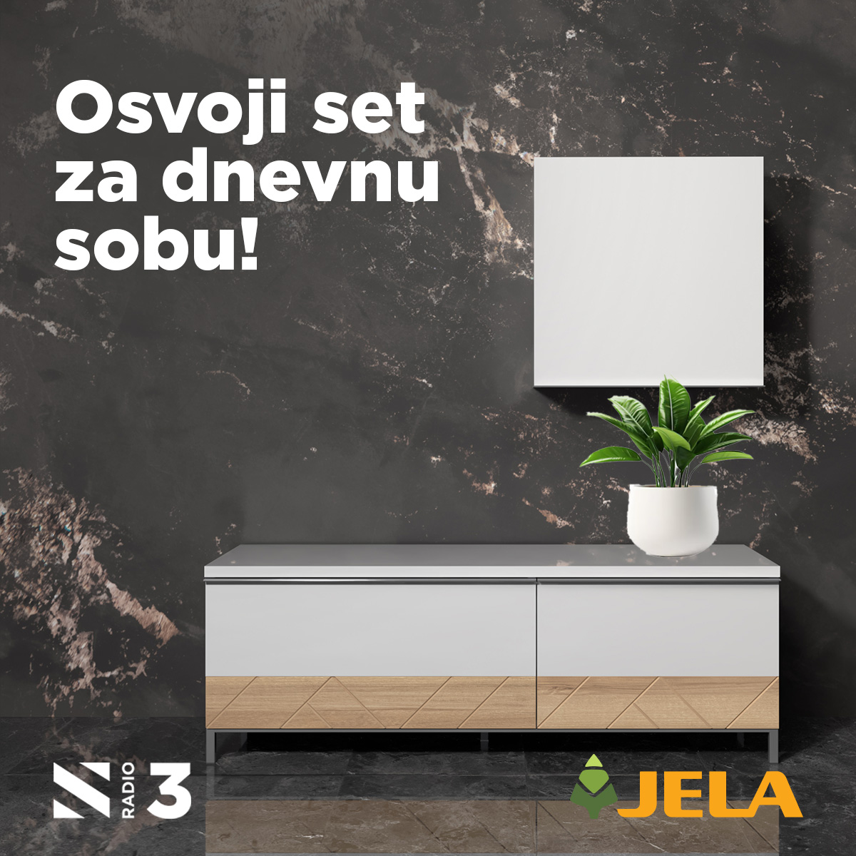 Osvoji set za dnevnu sobu koji poklanja Jela!