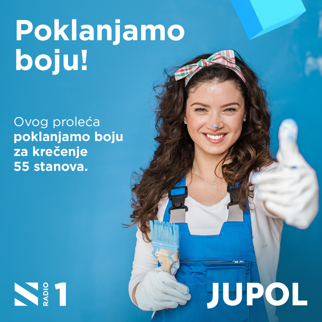 Poklanjamo boju za krečenje 55 stanova!