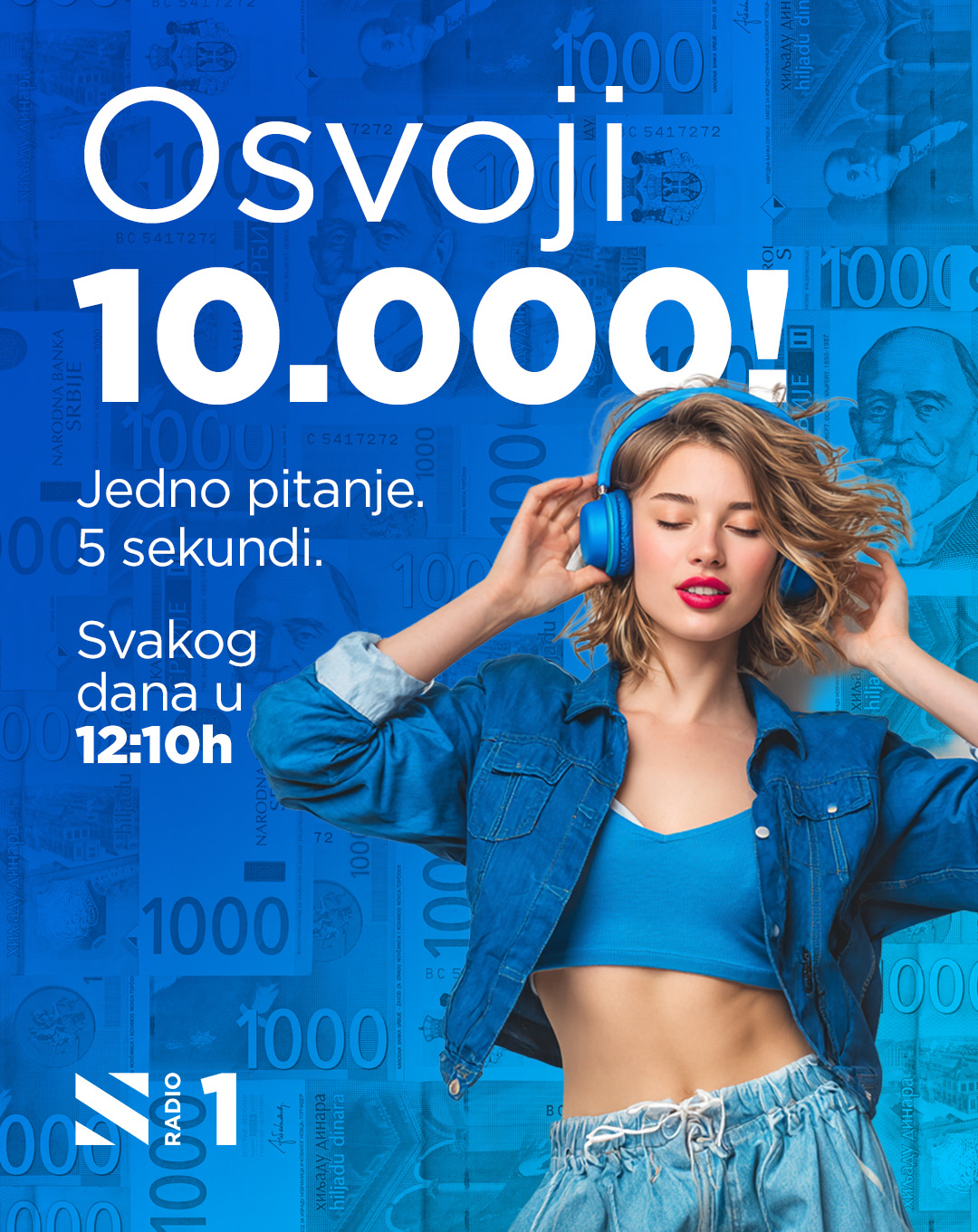 Osvoji 10.000 dinara svakog dana!