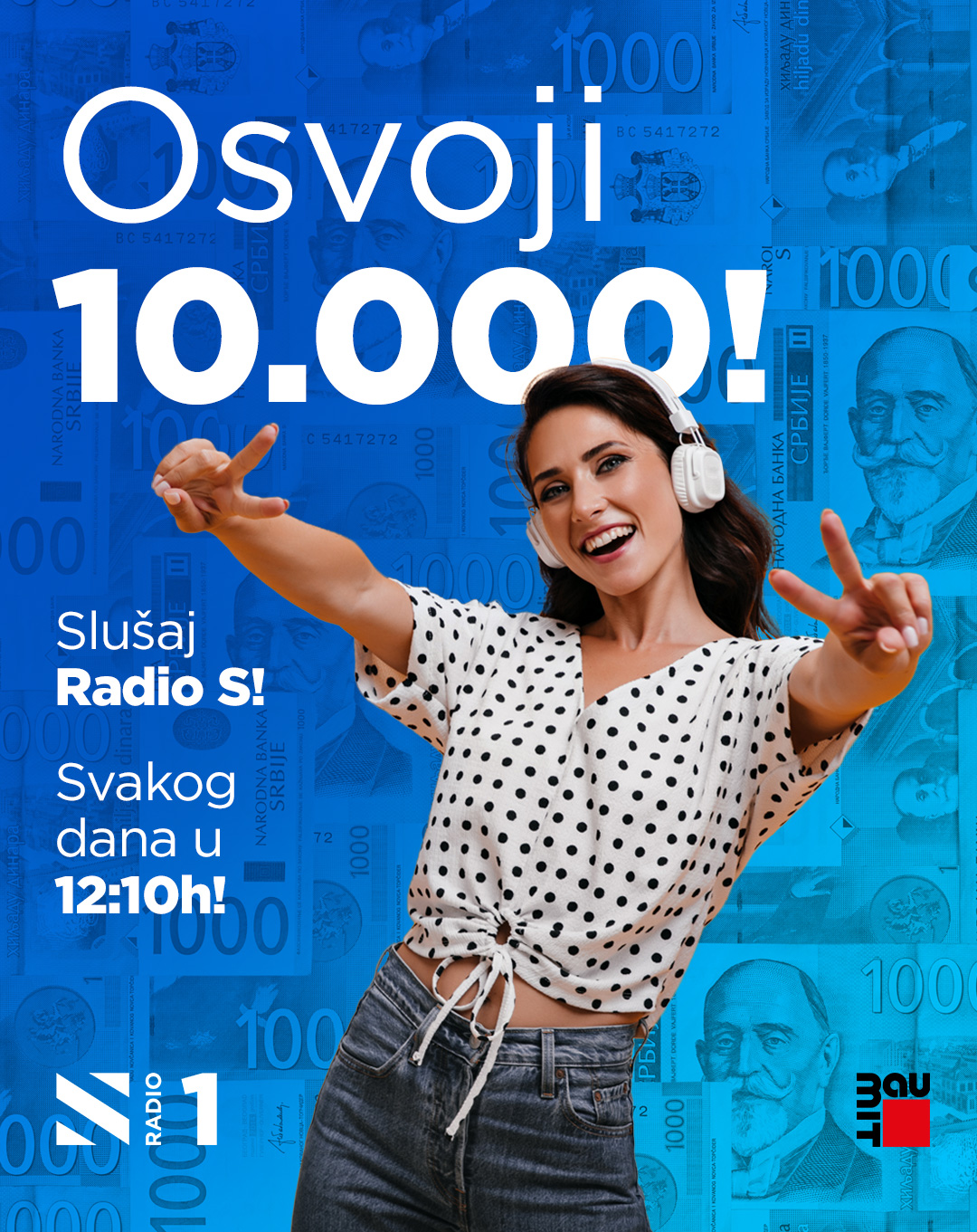 Osvoji 10.000 dinara svakog dana!