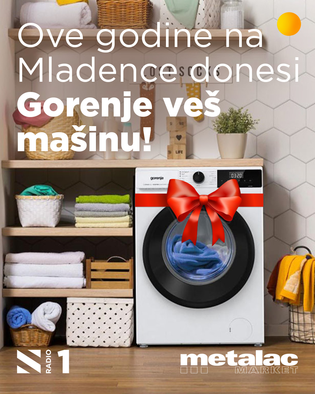 Osvoji Gorenje veš mašinu za poklon za Mladence!