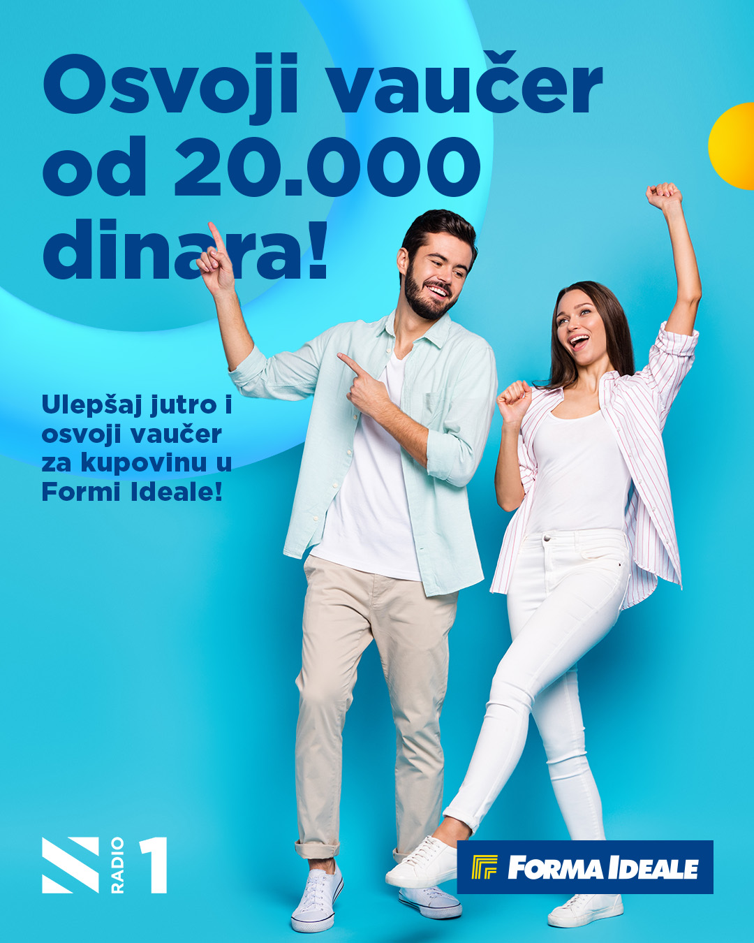Osvoji vaučer od 20.000 dinara za kupovinu u Forma Ideale radnjama! 