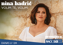 Nina Badrić ''Volim te, volim'' premijerno na Radiju S1 CG